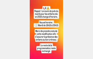 Changement horaire 