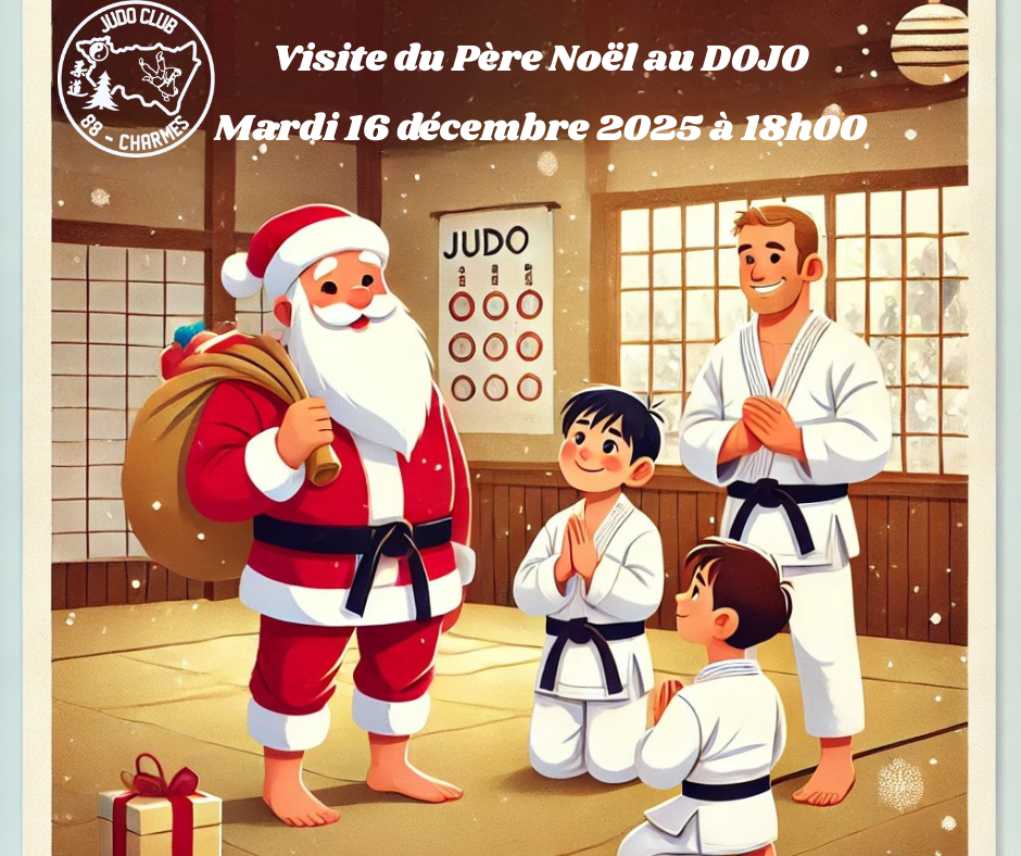 Visite du Père Noël au DOJO