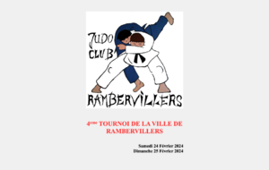 4EME TOURNOI DE LA VILLE DE RAMBERVILLERS