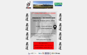 2EME CHALLENGE GEORGES GIRARD 2024 SARREBOURG