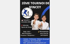 2 EME RENCONTRE AMICALE DU JUDO CLUB DE VINCEY