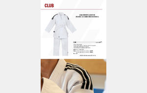JUDOGI Club 350grs Tailles 110 à 140