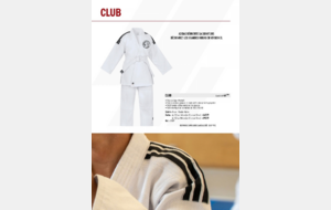 JUDOGI Club 350grs Tailles 110 à 140 AVEC LOGO CLUB