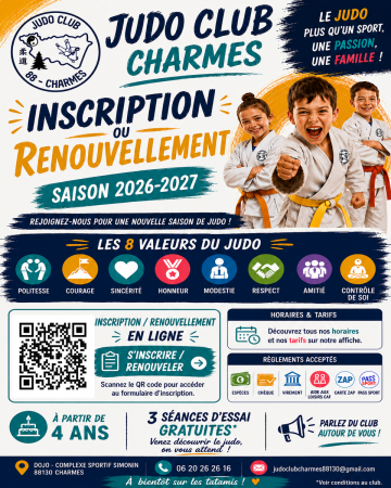 ✨ LES INSCRIPTIONS ET RENOUVELLEMENTS SONT OUVERTS ! ✨