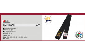 Ceinture Noire IJF Made in Japan