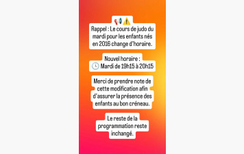 Changement horaire 